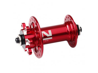 Piasta przednia Novatec D771SB 9+15 mm czerwona 32 otwory