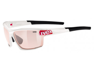 Okulary uvex Sportstyle 113 Vario Białe, czerwone/Variomatic czerwone
