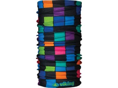 Viking scarf 1166 Regular UNI black / multicolour