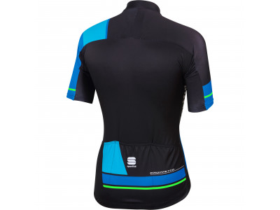 Sportos Gruppetto Pro Team kerékpár trikó fekete/kék