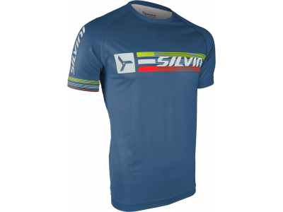 T-shirt męski SILVINI Promo w kolorze niebieskim
