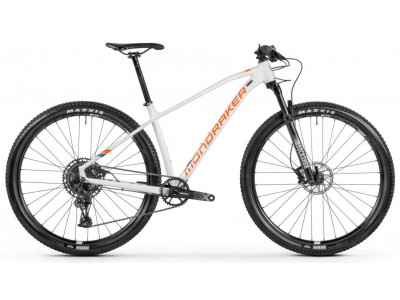 Mondraker Chrono 29 bicycle, white/orange/blue