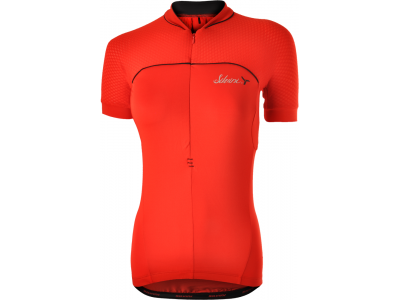 Damska koszulka rowerowa SILVINI Catirina w kolorze czerwonym