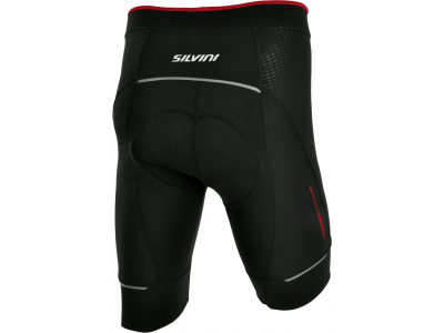 SILVINI Fortore men&#39;s shorts black-red