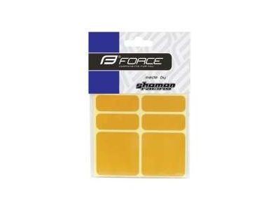 Force set of reflective stickers, yellow