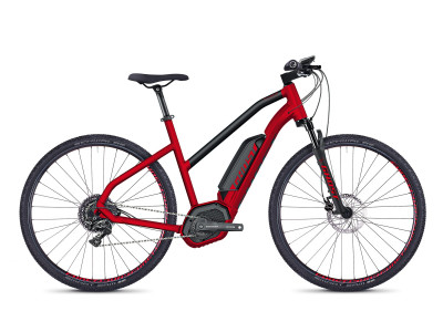 Ghost Ebike Square Cross B4.9 Ladies Riot Red / Night Black, 2018-as modell