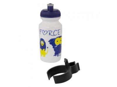 Force children&amp;#39;s bottle ZOO with frame holder, 0.3 l, white
