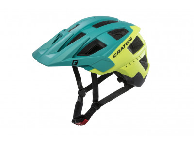 CRATONI Allset Helm, grün/gelb/schwarz matt