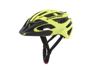 CRATONI C-Hawk helmet, neon yellow/black rubber