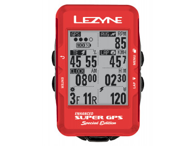 Nawigacja Lezyne Super GPS SE Red