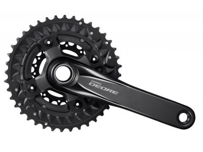 Shimano Deore FC-M6000 cranks 40/30 / 22z., 3x10, black without bearings