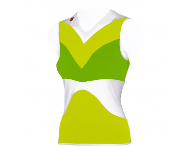 Sportful VIVID Damen-Top weiß grün