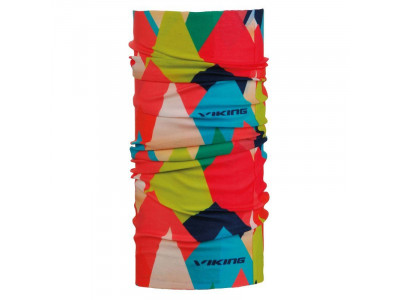 Viking šátek 5099 Regular UNI coral/multicolour