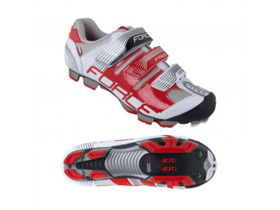 FORCE MTB Free cycling shoes white / red