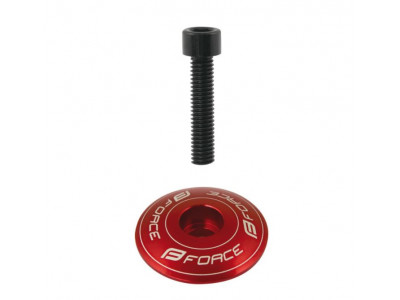 Force Ahead 1 1/8 &amp;quot;steering cap red