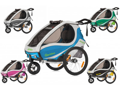 Qeridoo KidGoo 1 Fahrradanhänger für Kinder, Modell 2017