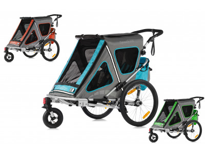Qeridoo Speedkid 2 Fahrradanhänger für Kinder, Modell 2017