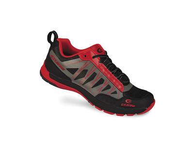 Exustar SM825 cycling shoes, red