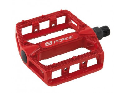 FORCE BMX HOT platform pedals, red