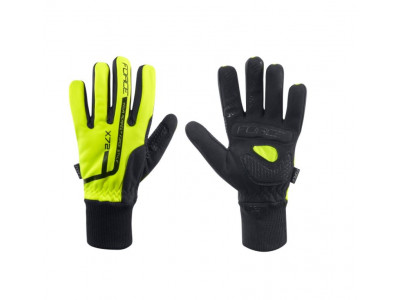 Force X72 winter gloves, fluo