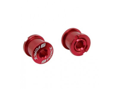 FORCE screws for chainring 5 pcs red