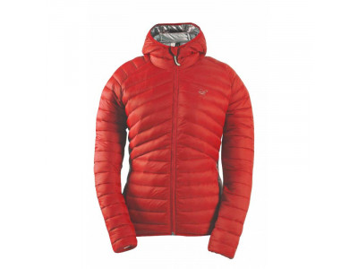 2117 of Sweden KOBASET jachetă de puf pentru femei, cu cagulă roșie