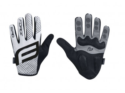 Force Spid MTB rukavice letné čierna / biela