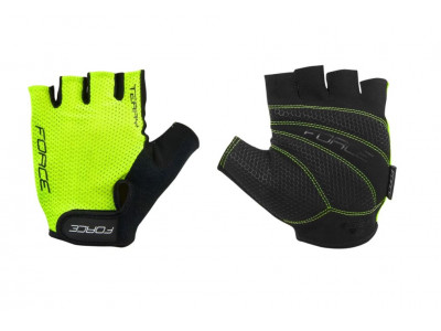 FORCE Terry gloves, fluo