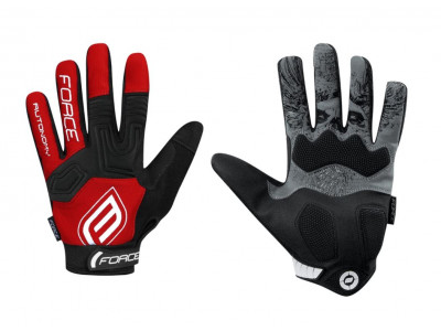 Force MTB Autonomy gloves, black-red