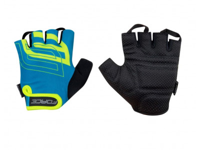 FORCE Sport rukavice, modrá/fluo