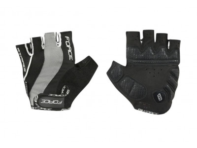 Force gloves Stripes gel black-gray