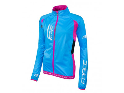 FORCE X80 Softshell női kabát, kék/rózsaszín