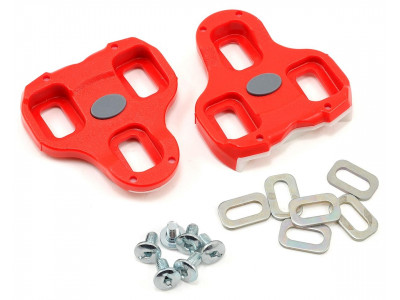 Look Keo Grip road suitcleats, with clearance, red