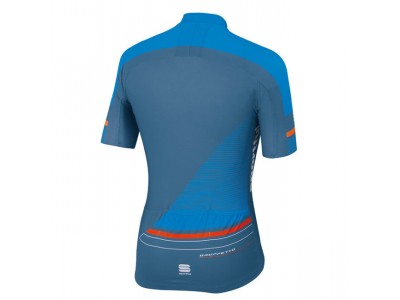 Koszulka rowerowa Sportful Gruppetto Pro Race niebiesko-czerwona