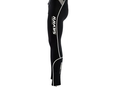 SILVINI TEAM TOP men&#39;s long pants with insole and braces black