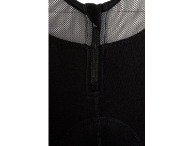 Długie spodnie męskie SILVINI TEAM TOP z wkładką i szelkami w kolorze czarnym