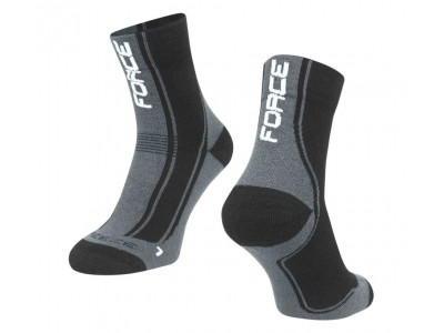 FORCE Freeze zimné ponožky čierna/šedá/biela