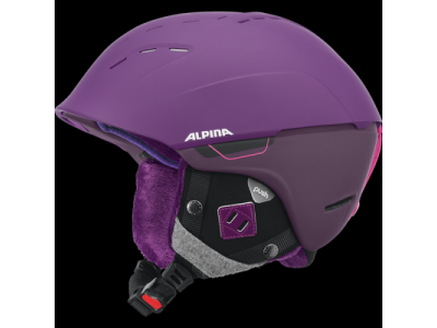 Alpina ski helmet SPICE dark purple matte