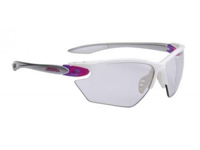 ALPINA Brille Twist Four S VL+ weiß-rosa-silber