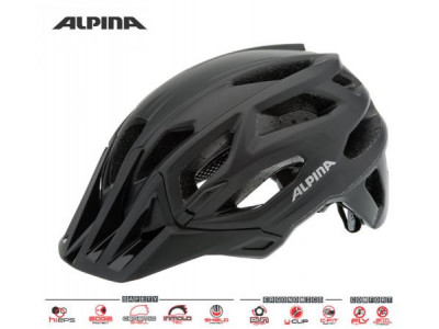 Alpina helmet Garbanzo, black