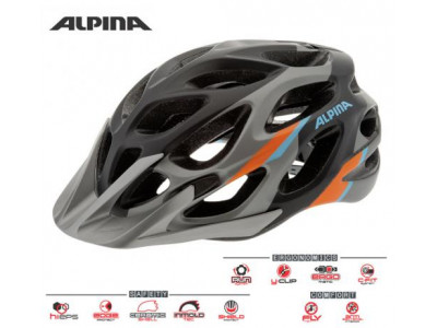 Alpina helmet MYTHOS 2.0 LE dark silver-blue-orange