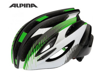 Kask ALPINA PHEOX czarny/zielony