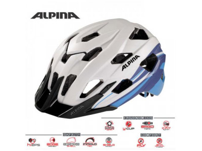 ALPINA Helm Yedon LE weiß-blau