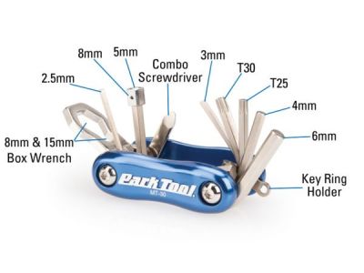 Park Tool MT-30 multi-tool, 12 functions
