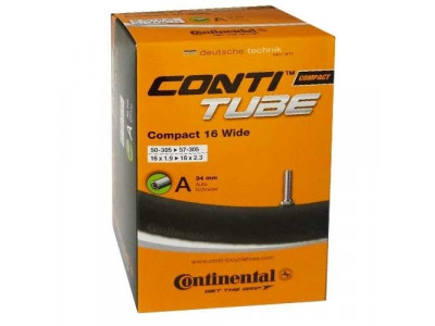 Continental Compact 16 Wide 16x1.9 - 16x2.5&quot; duša, autoventil