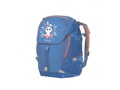 Bergans Aksla 24 Lid children's backpack, 24 l, Light Riviera Blue Footprints