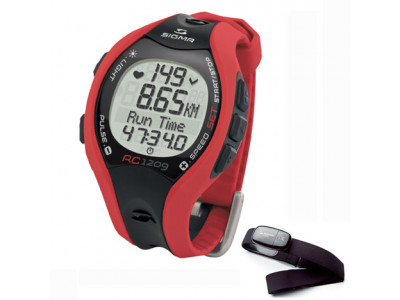 SIGMA Sporttester RC 1209 red