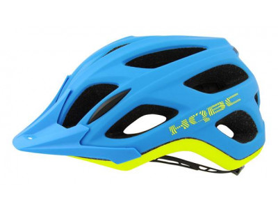 HQBC SHOQ helmet, blue/reflex yellow matte 
