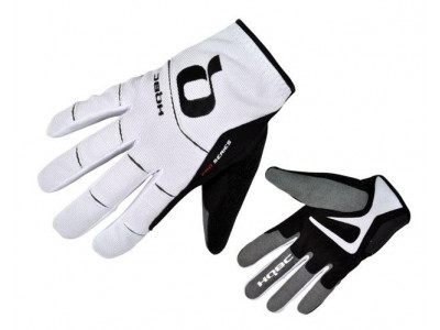 HQBC rukavice RIDER WOV biela/čierna