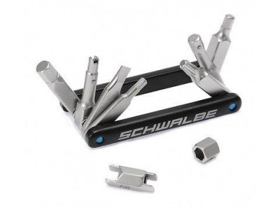 Schwalbe mini tool - hexagon 3,4,5,6,8mm, T25, flat screwdriver